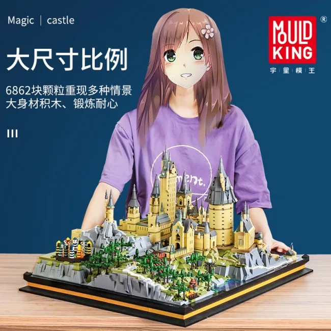 

Конструктор MOULD KING Школа чародейства и волшебства Хогвартс, деталей: 6778 (22004), Школа чародейства и волшебства Хогвартс