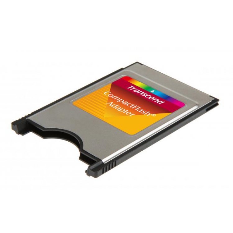 Картридер Transcend внутренний, Compact Flash, PCMCIA, серебристый (TS0MCF2PC) - фото 1