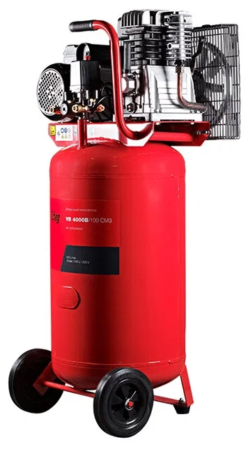 

Компрессор воздушный Fubag VB4000B/100CM3, 2.2 кВт, 9.87 атм, 420л/мин, 220В, 100 л, масляный, электрический, поршневой, ременной (61431377), VB4000B/100CM3