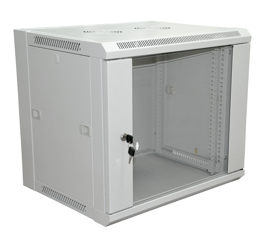 

Шкаф телекоммуникационный настенный 6U 600x600 мм, стекло/металл, серый, NTSS ПРЕМИУМ (NTSS-W6U6060GS-2)