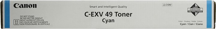 

Картридж лазерный Canon C-EXV49C/8525B002, голубой, 19000 страниц, оригинальный для Canon imageRUNNER ADVANCE С33XX, C35XX, DX C37XX б/у, отказ от покупки, не эксплуатировался, C-EXV49C