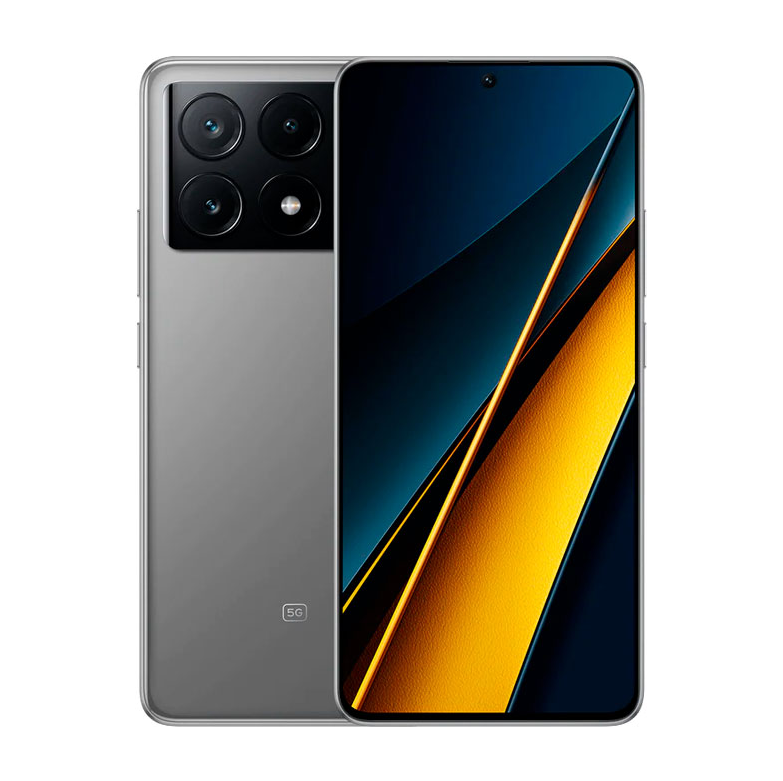 

Смартфон POCO X6 Pro 5G, 6.67" 2712x1220 AMOLED, MediaTek Dimensity 8300 Ultra, 8Gb RAM, 256Gb, 3G/4G/5G, NFC, Wi-Fi, BT, 3xCam, 2-Sim, 5000 мА⋅ч, USB Type-C, Android 13, серый (51666), X6 Pro 5G