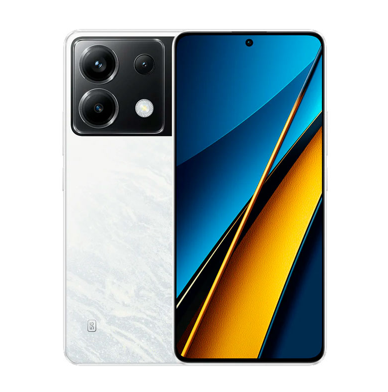 Смартфон POCO X6 5G 12Gb/256Gb белый (MZB0G2CRU)