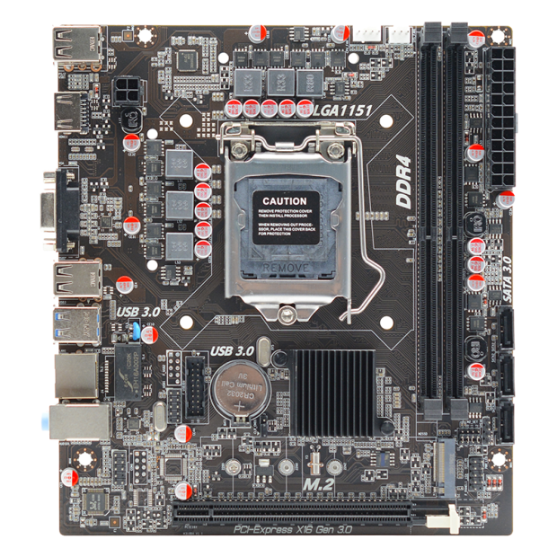

Материнская плата AFOX IH310C-MA6-V4, Socket1151, Intel H310, 2xDDR4, PCI-Ex16, 3SATA3, 5.1-ch, GLAN, 4 USB 3.2, VGA, HDMI, mATX, Retail, IH310C-MA6-V4