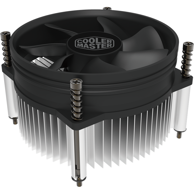 

Кулер для процессора COOLERMASTER I50 PWM для Socket/115x/1200, 92 мм, 2000rpm, 28 дБА, 77 Вт, 4-pin PWM, Al (RH-I50-20PK-R1), I50 PWM