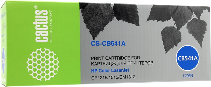 

Набор картриджей лазерный Cactus CS-CB541A/542A/543A, цветные, 1400 страниц, 3 шт., совместимый для Color LaserJet CP1215 / CP1515n / CM1312 / CM1312nfi, Цветной