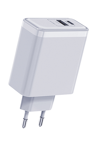 

Сетевое зарядное устройство Qumo Energy 65 Вт, USB, USB type-C, Quick Charge, PD, 3А, белый (Charger 0075), Energy