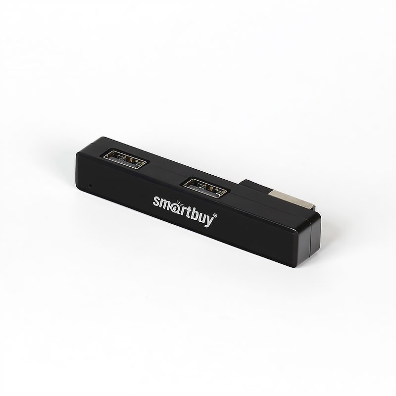 Концентратор Smartbuy SBHA-408-K, 4xUSB 2.0, черный
