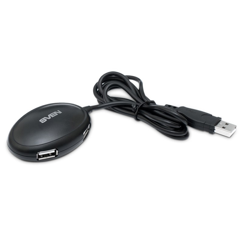 

Концентратор SVEN HB–401, 4xUSB 2.0, черный, HB–401