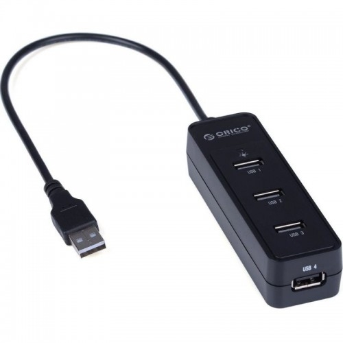 

Концентратор Orico W5PH4-U2-BK, 4xUSB 2.0, черный (W5P-U2-BK), W5PH4-U2-BK