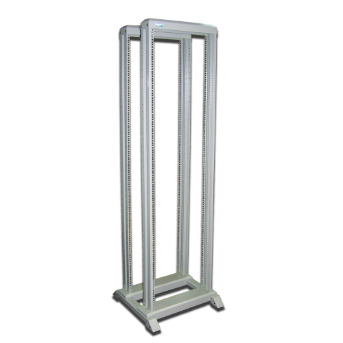 Стойка 29U, двухрамная, 600x1000 мм, серый, разборный, TWT TWT-RACK2-29U-6x10 (TWT-RACK2-29U-6x10)