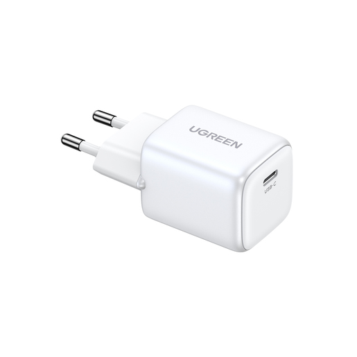 

Сетевое зарядное устройство UGREEN CD318 20 Вт, EU, USB type-C, Quick Charge, PD, белый (15324_), CD318