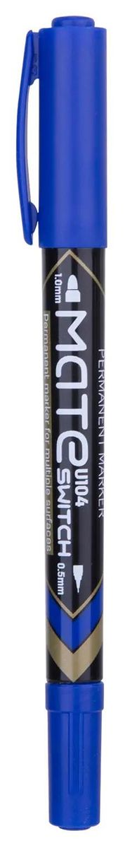 Маркер перманентый Deli, 1 шт., синий