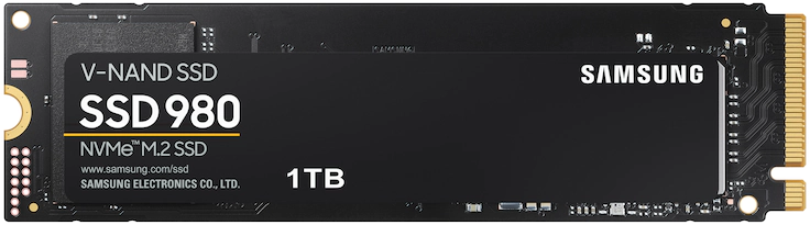 

Твердотельный накопитель (SSD) Samsung 1Tb 980, 2280, PCI-E 3.0 x4, NVMe (MZ-V8V1T0B/AM) Retail