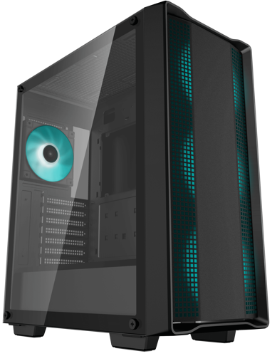 Корпус Deepcool CC560 V2, Midi-Tower, без БП, черный
