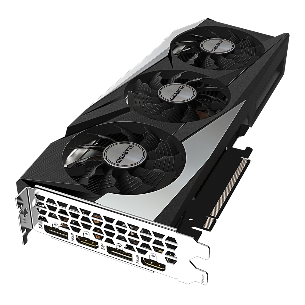 

Видеокарта GIGABYTE NVIDIA GeForce RTX 3060 GAMING, 12Gb GDDR6, 192 бит, PCI-E, 2HDMI, 2DP, Retail (GV-N3060GAMING-12GD), GAMING