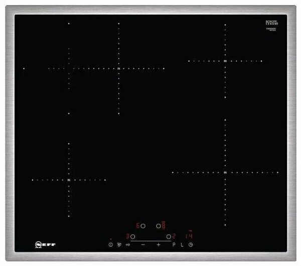 

Индукционная варочная панель NEFF T36BD60N1, 4 конфорки, черный (T36BD60N1), Черная, T36BD60N1