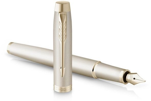 

Ручка перьевая Parker IM Monochrome F328 Champagne PVD M, Латунь, колпачок, подарочная упаковка (2172954), F328 Champagne PVD M