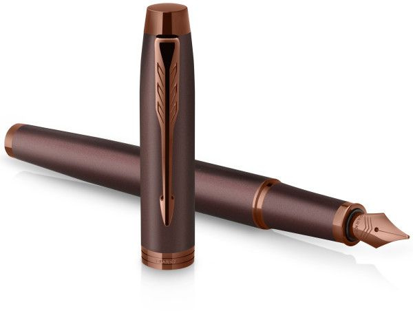 

Ручка перьевая Parker IM Monochrome F328 Burgundy PVD M, Латунь, колпачок, подарочная упаковка (2190512), F328 Burgundy PVD M