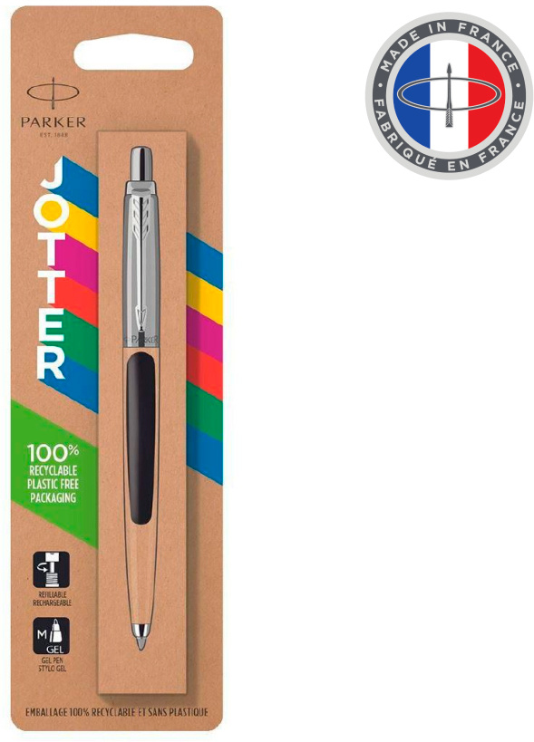 

Ручка шариковая автомат Parker Jotter Originals K60, цвет чернил: синий, нержавеющая сталь, пластик, блистер (CW2096873), K60