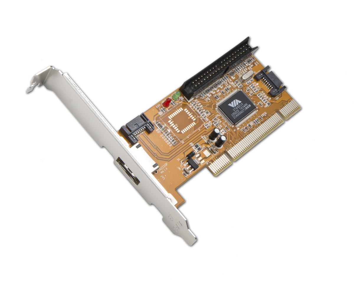 Pci 2. Контроллер PCI SATA vt6421a. Контроллер PCI SATA-3 + ide. OEM via vt6421a. Контроллер ESATA - ide.