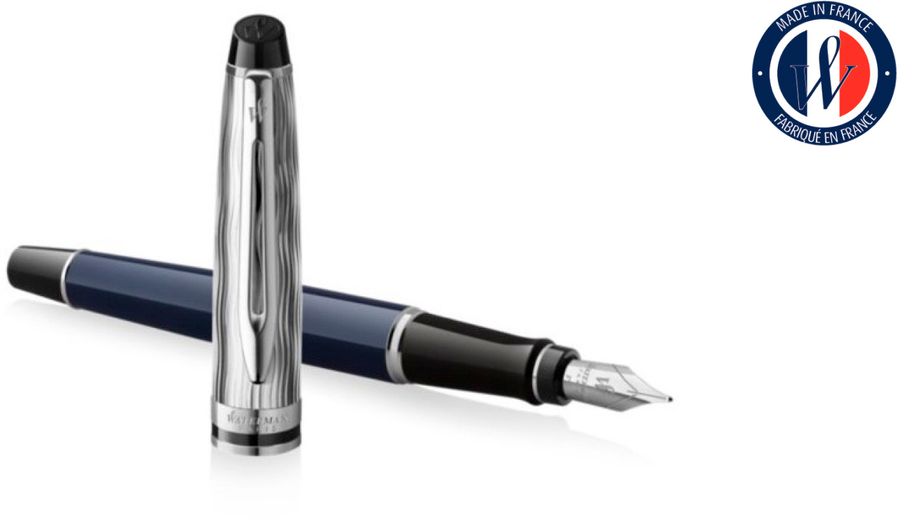 

Ручка перьевая Waterman Expert L`Essence du Bleu, Латунь, колпачок, подарочная упаковка (CW2166426), L`Essence du Bleu