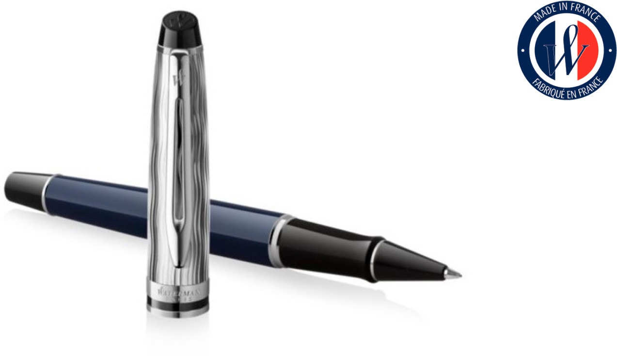 

Ручка роллер Waterman Expert L`Essence du Bleu LaqBlue CT (CW2166429), Expert L`Essence du Bleu LaqBlue CT