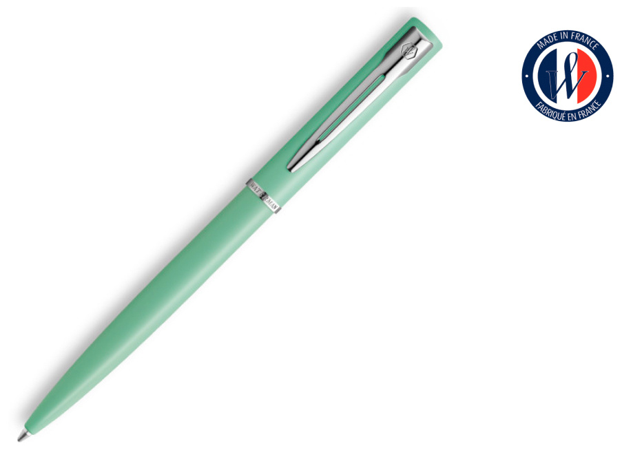 Ручка шариковая автомат Waterman Graduate Allure Pastel Colors, цвет чернил: синий, Латунь, подарочная упаковка (2105304)