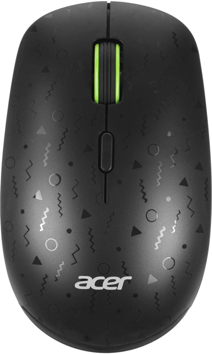 

Мышь беспроводная ACER OMR307 , 1600dpi, оптическая светодиодная, USB/Радиоканал, черный (ZL.MCECC.022), OMR307