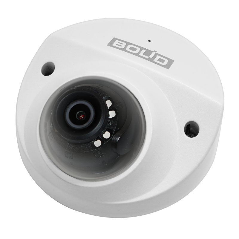 IP-камера BOLID VCI-722 2.8 мм, уличная, купольная, 2Мпикс, CMOS, до 1920x1080, до 30 кадров/с, ИК подсветка 50м, POE, -40 °C/+60 °C, белый (VCI-722 )