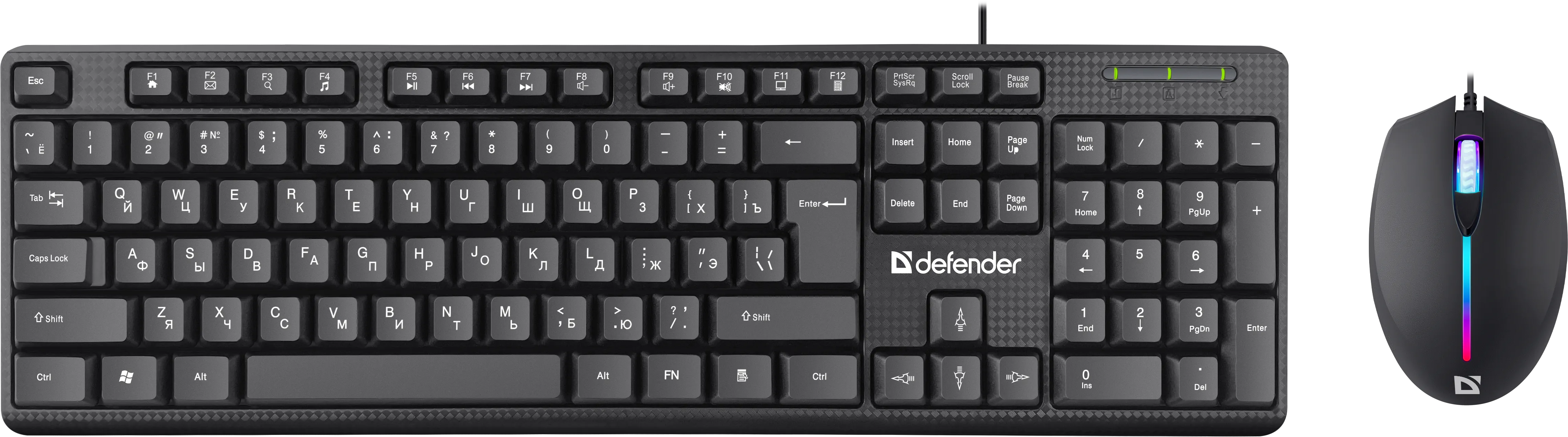 Клавиатура + мышь Defender Triumph C-991, USB, черный (45991)