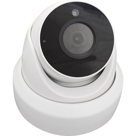 IP-камера ДевЛайн Dome 2.8 мм, уличная, купольная, 5Мпикс, CMOS, до 2592x1944, до 30 кадров/с, ИК подсветка, POE, белый (Dome )