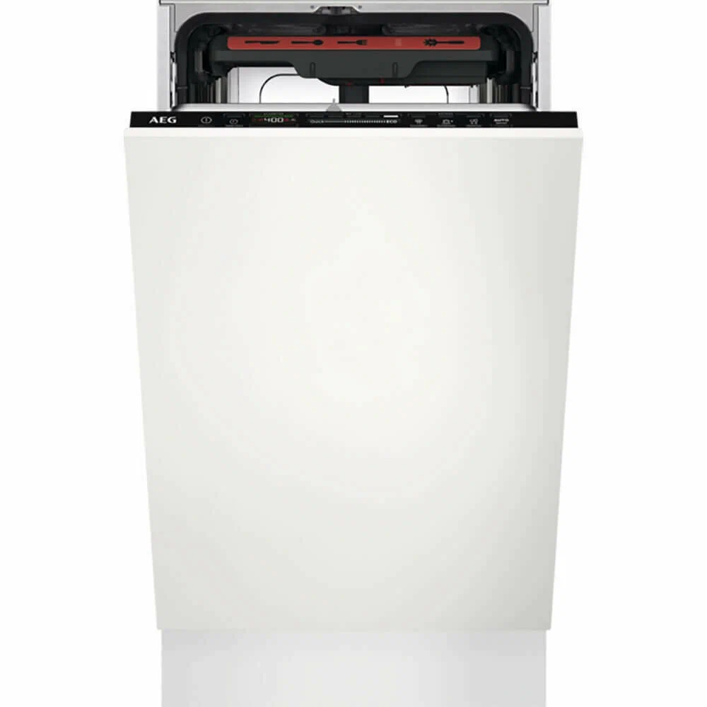 Посудомоечная машина встраиваемая узкая AEG FSE73527P, белый (FSE73527P)