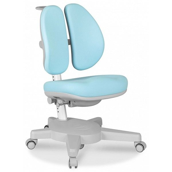 Кресло детское Cactus CS-CHR-3604BL голубой/белый