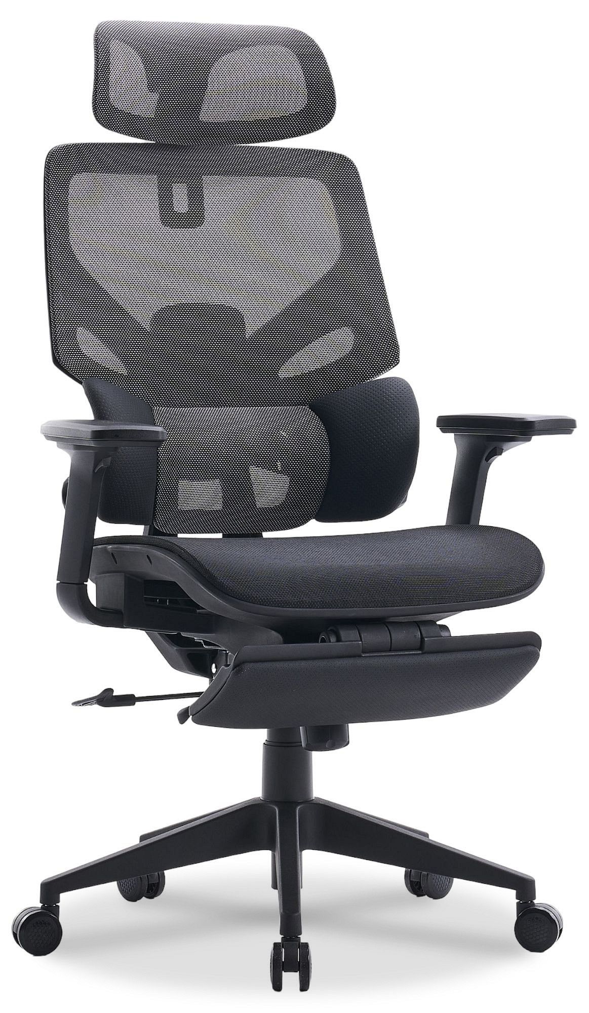 Кресло игровое Cactus CS-CHR-MC01-GYBK, серый/черный (CS-CHR-MC01-GYBK)