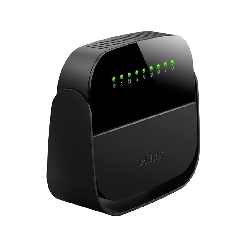 Маршрутизатор ADSL D-link DSL-2640U, 802.11n, 2.4 ГГц, до 65 Мбит/с, LAN 4x100 Мбит/с, внешних антенн: 1шт.x2dBi (DSL-2640U/R1A)