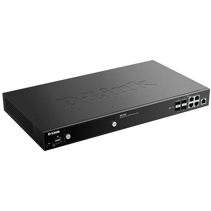Контроллер D-Link DWC-2000, 4x1 Гбит/с, USB, установка в стойку, (DWC-2000/A2A) DWC-2000/A2A - фото 1