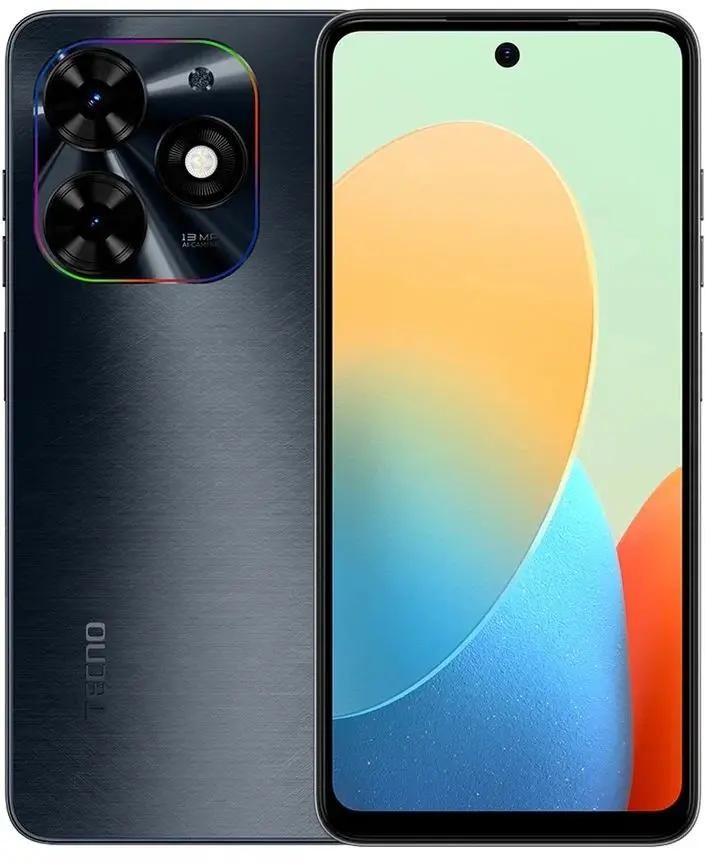 

Смартфон Tecno Spark Go 2024, 6.56" 720x1612 IPS, Unisoc Tiger T606, 4Gb RAM, 64Gb, 3G/4G, Wi-Fi, BT, 2xCam, 2-Sim, 4.9 А·ч, USB Type-C, Android Go, черный (TCN-BG6.4.64.GRBK), Spark Go 2024