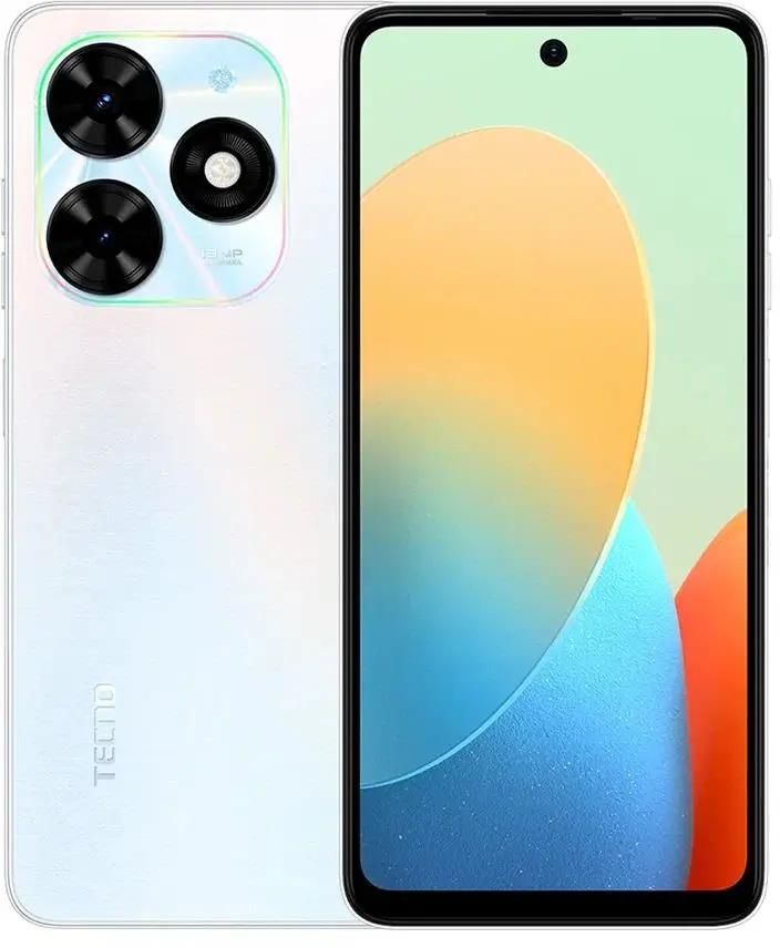 

Смартфон Tecno Spark Go 2024, 6.56" 720x1612 IPS, Unisoc Tiger T606, 4Gb RAM, 64Gb, 3G/4G, Wi-Fi, BT, 2xCam, 2-Sim, 4.9 А·ч, USB Type-C, Android Go, белый (TCN-BG6.4.64.MYWH), Spark Go 2024
