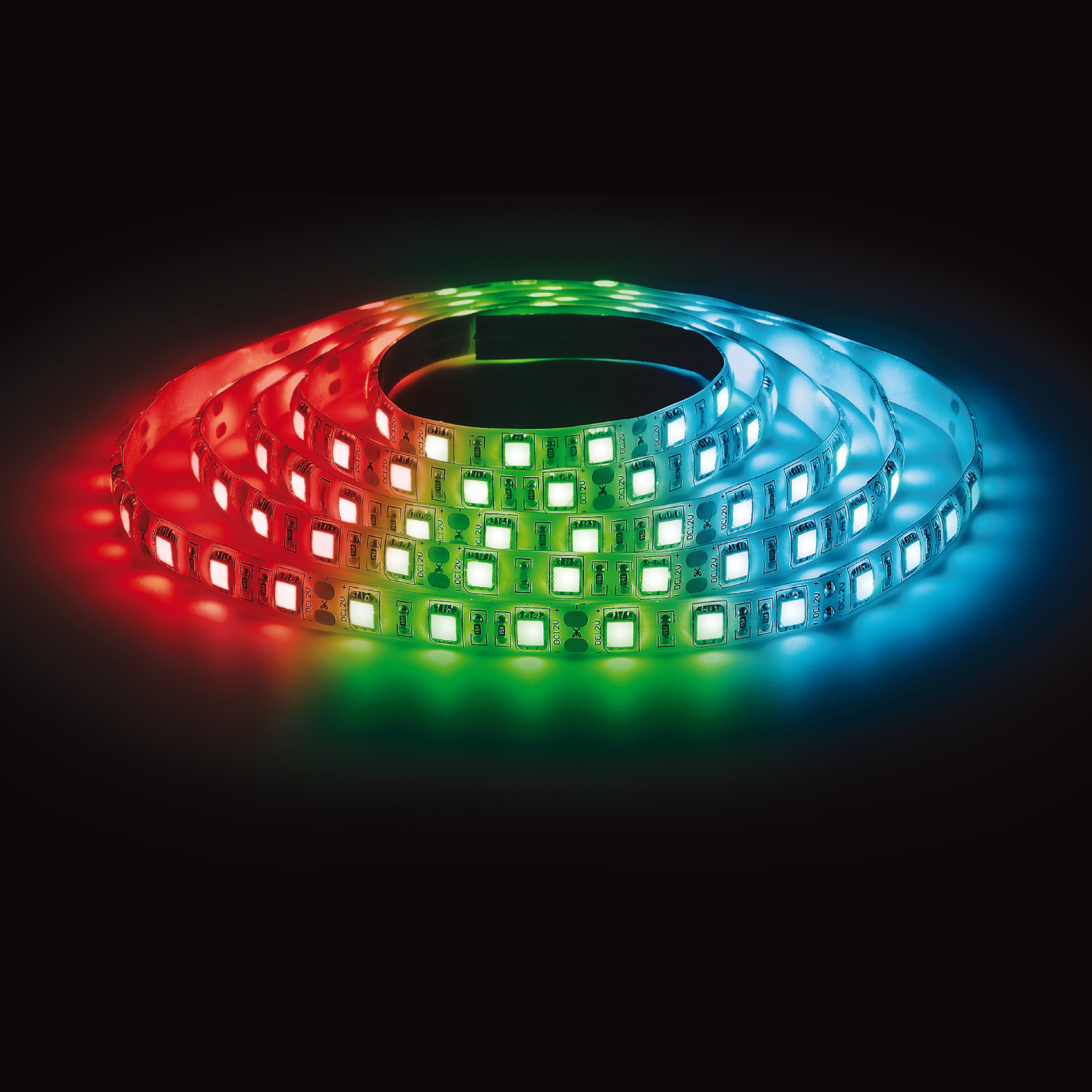 

Лента светодиодная 5050kit-14,4-60-12-IP20-RGB-5m, 5 м, SMD 5050, 60 шт./14.4 Вт на метр, 12V, RGB, IP20 Эра (Б0043067), 5050kit-14,4-60-12-IP20-RGB-5m