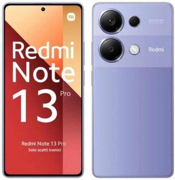 

Смартфон Xiaomi Redmi Note 13 Pro, 6.7" 2400x1080 AMOLED, MediaTek Helio G99 Ultra, 8Gb RAM, 256Gb, 3G/4G, NFC, Wi-Fi, BT, 3xCam, 2-Sim, 5000 мА⋅ч, USB Type-C, Android 13, фиолетовый (53430), Redmi Note 13 Pro