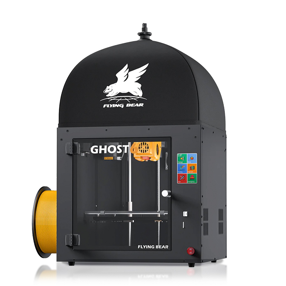 3D принтер Flying Bear Ghost 6, FDM/FFF/PJP, ABS, CopperFILL, Flex, HIPS, Nylon, PETG, PLA, SBS, Wood, USB, черный (Flying Bear Ghost6) - фото 1