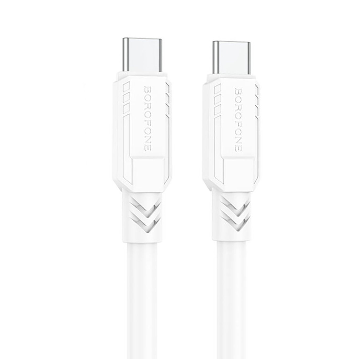 

Кабель USB Type-C-USB Type-C, 3А, 60 Вт, 1 м, белый, Borofone BX81 Goodway, BX81