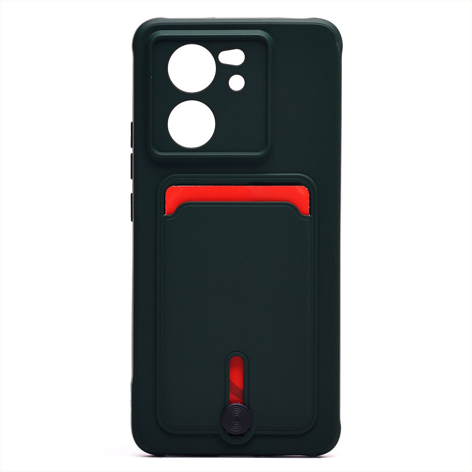 

Чехол-накладка Activ SC304 для смартфона Xiaomi 13T, пластик/силикон, темно-зелёный (226238)