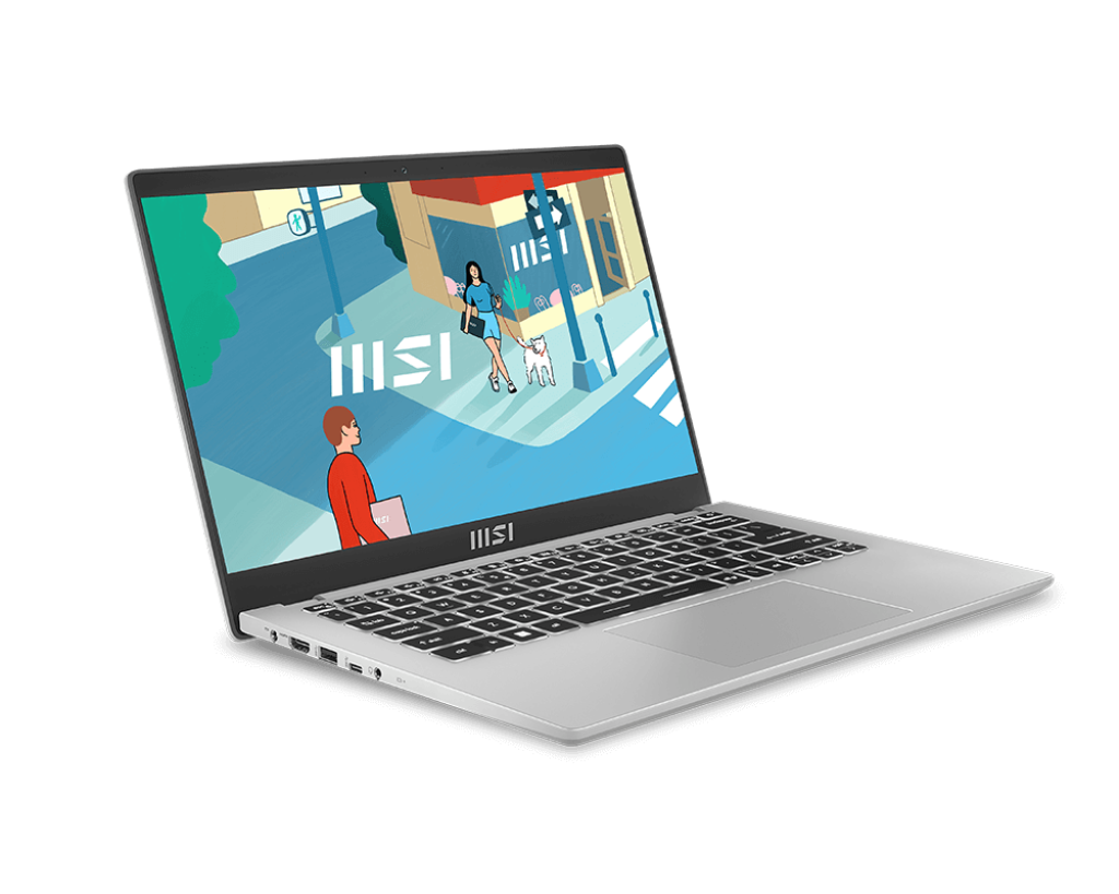 

Ноутбук MSI Modern 14 14" IPS 1920x1080, Intel Core i7 1355U 1.7 ГГц, 16Gb RAM, 512Gb SSD, W11Pro, серебристый (9S7-14J111-1089)