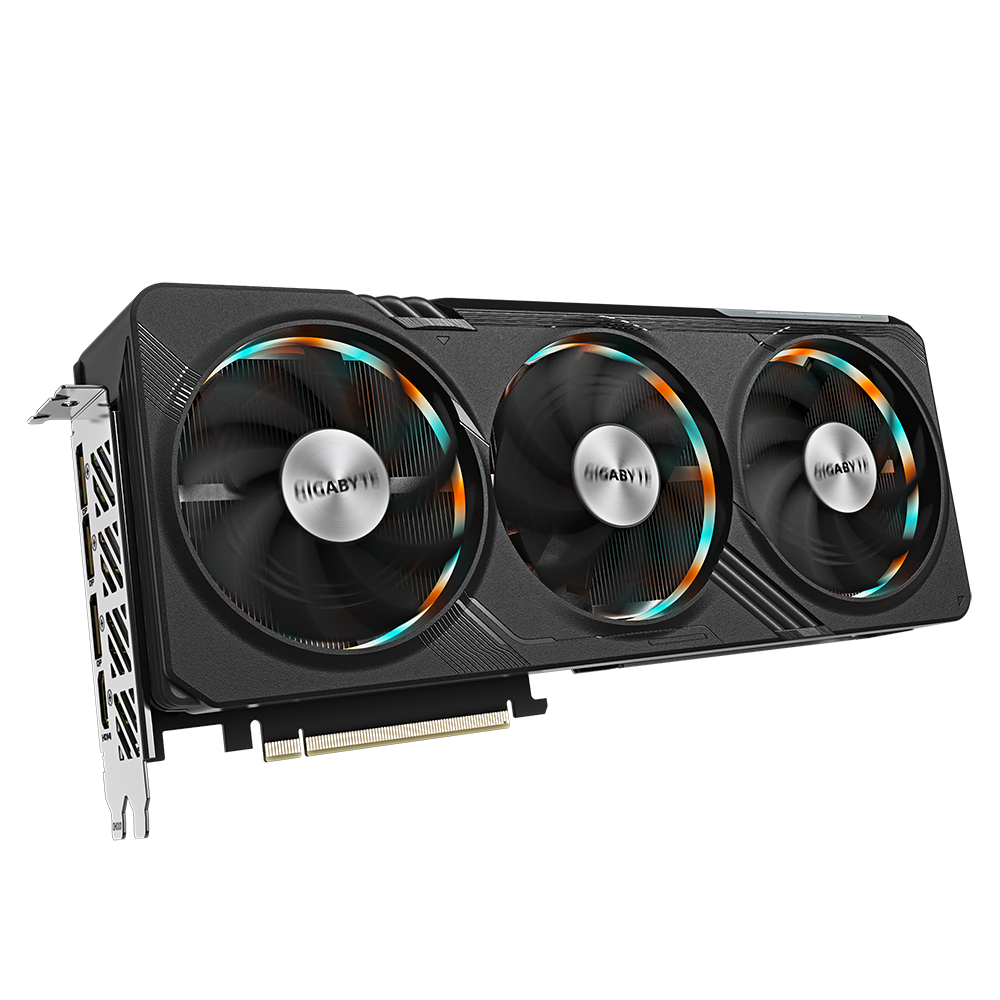 

Видеокарта GIGABYTE NVIDIA GeForce RTX 4070Ti SUPER GAMING OC, 16Gb DDR6X, 256 бит, PCI-E, HDMI, 3DP, Retail (GV-N407TSGAMING OC-16GD), GAMING OC