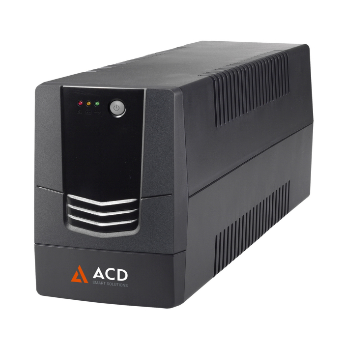 ИБП ACD Энергетика PW-Base 1000I, 1000 В·А, 600 Вт, IEC, черный (80L-C44235-00G)