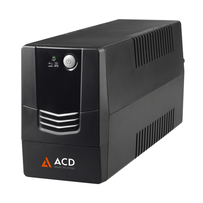 ИБП ACD Энергетика PW-Base 600, 600 VA, 360 Вт, IEC, черный (831-C24341-00G)