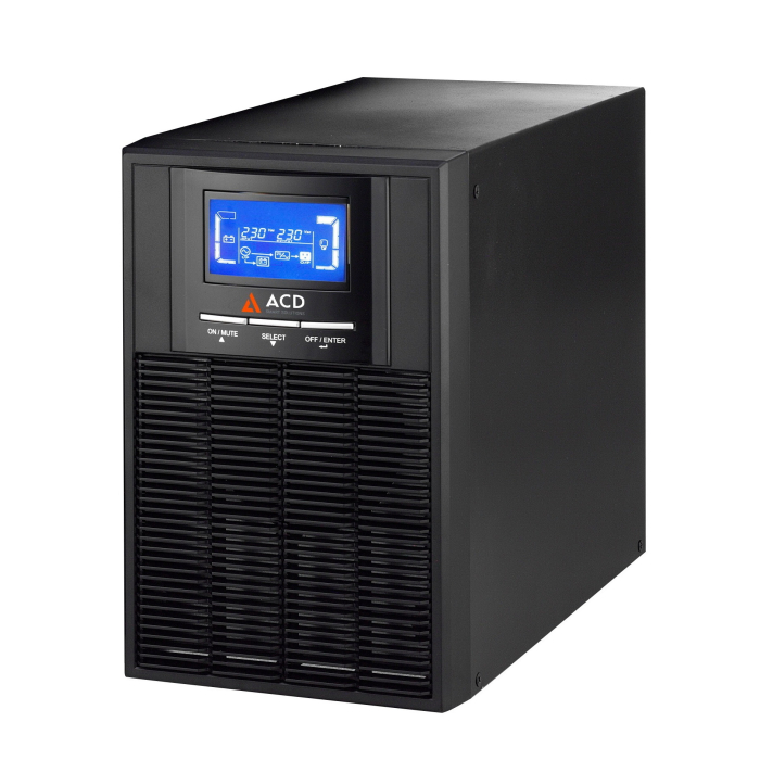 

ИБП ACD Энергетика PW-TowerLine 1000I, 1000 В·А, 900 Вт, IEC, черный (83-122204-00G), PW-TowerLine 1000I