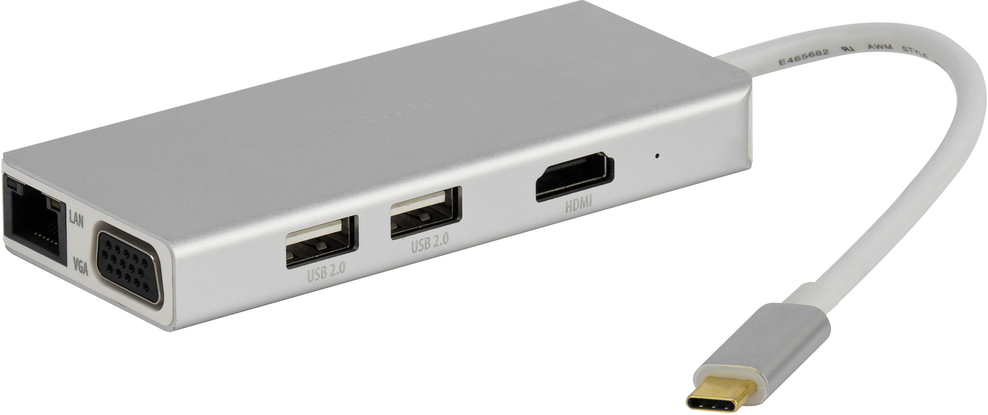 

Док-станция SunWind SW-DS035-S, 3840x2160 (4K), USB Type-C, серебристый (SW-DS035-S), SW-DS035-S